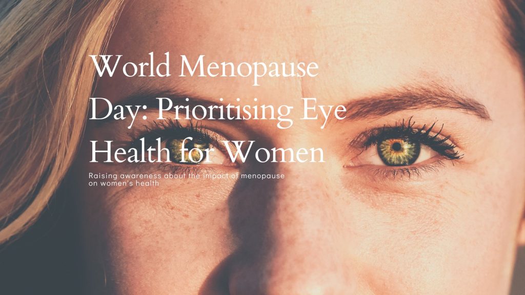 Menopause Eyecare for women